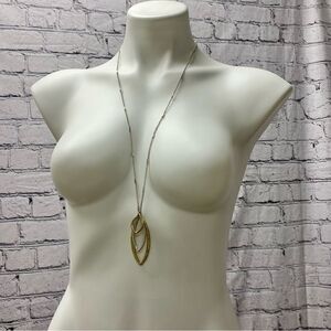 Lucky Brand semi precious accents silver & gold tone necklace Brand New